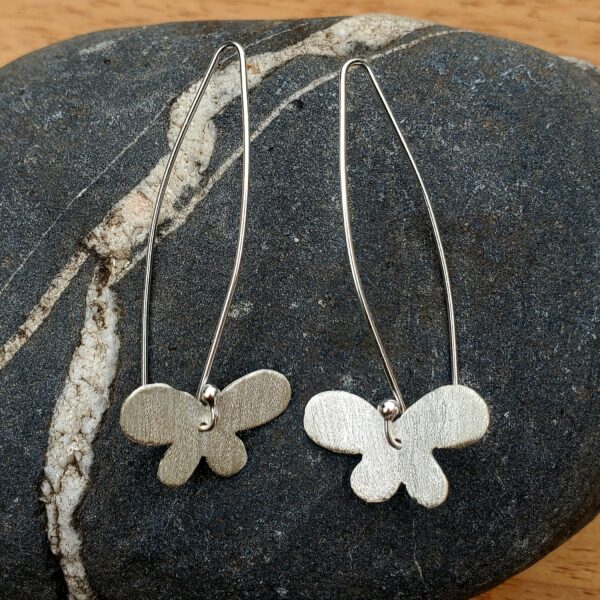 Silver Butterfly Mobile Dangle - Image 3