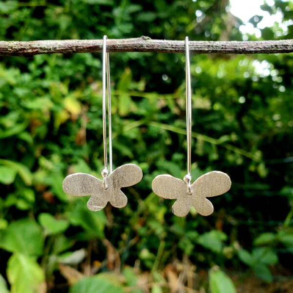 Silver Butterfly Mobile Dangle - Image 2