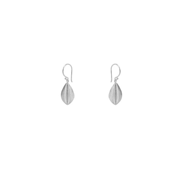Sterling Silver Seed Pod Dangle