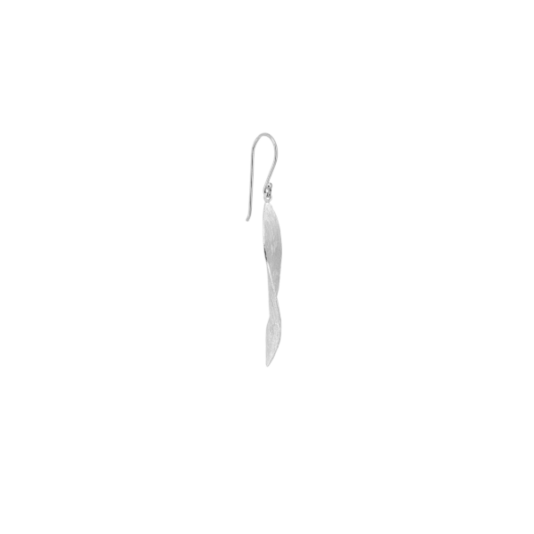Textured Silver Twist Dangle - Image 2