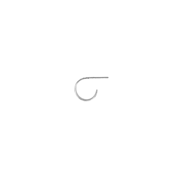 Sterling Silver Double Polka Dot Hoop - Image 2