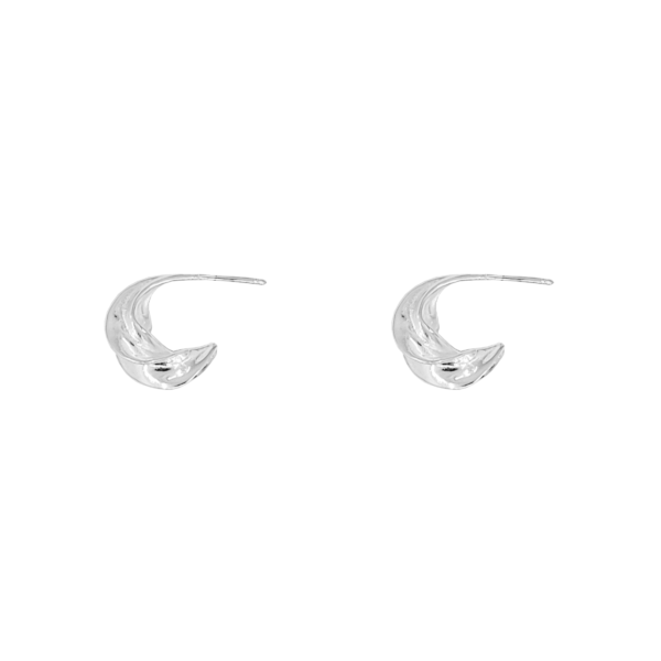 Sterling Silver Twist Hoop - Image 2
