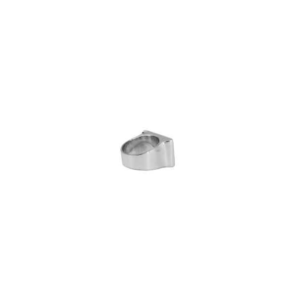 Sterling Silver & Black Coral Ring - Image 3