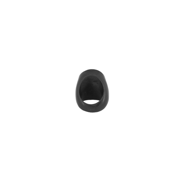 Sterling Silver & Ebony Wood Ring - Image 3