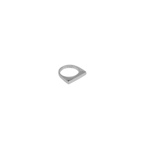 Sterling Silver Mod Rectangular Ring